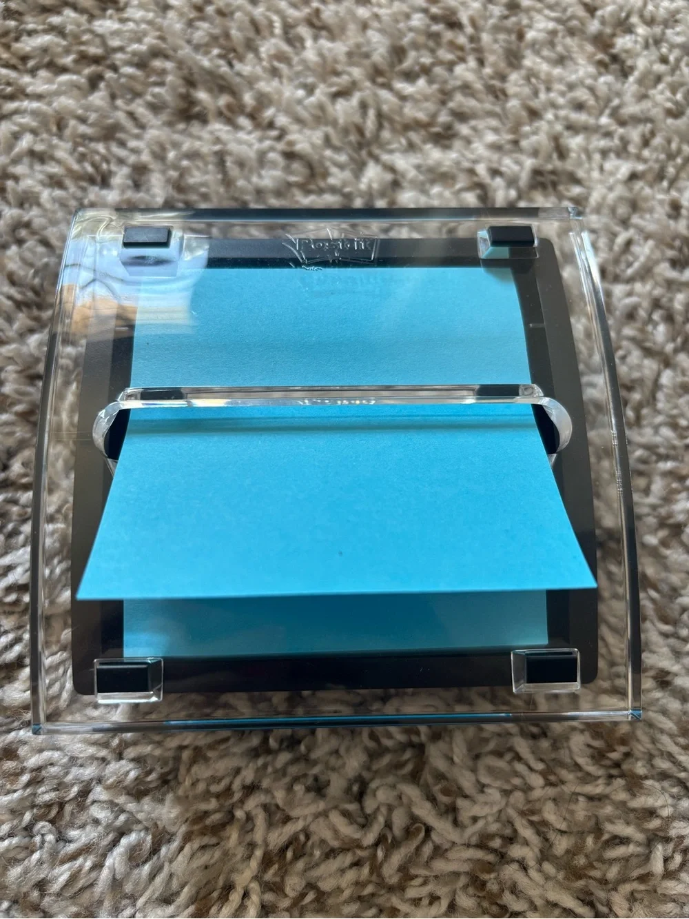 Assorted Dispensers, Sticky Notes and Page Flags Set - Blue, Yellow, Pink